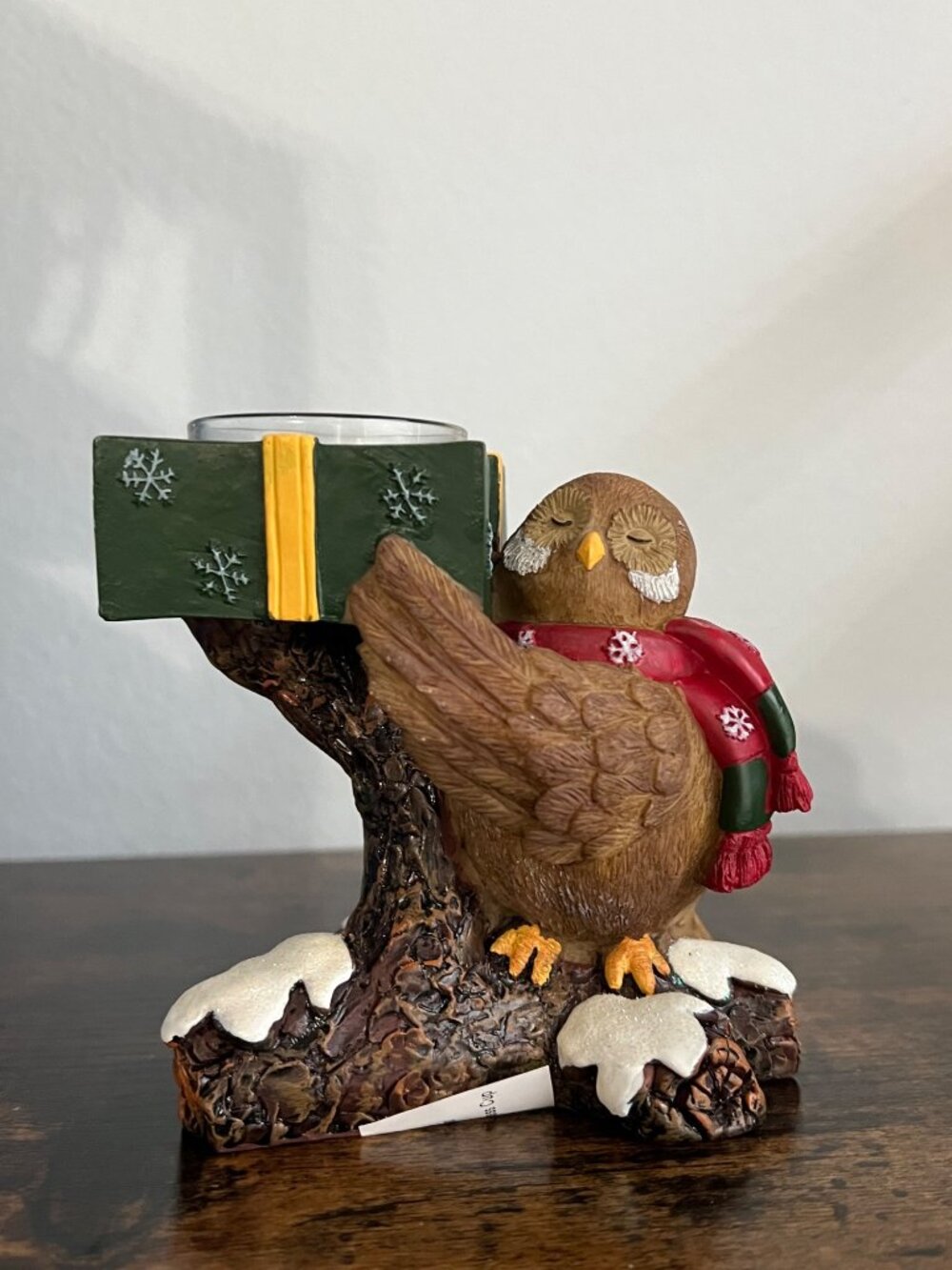 Yankee Candle Christmas Owl Tealight Holder